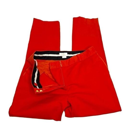 Kate Spade orange Davis skinny crop pants size approximately 4 - Picture 6 of 16